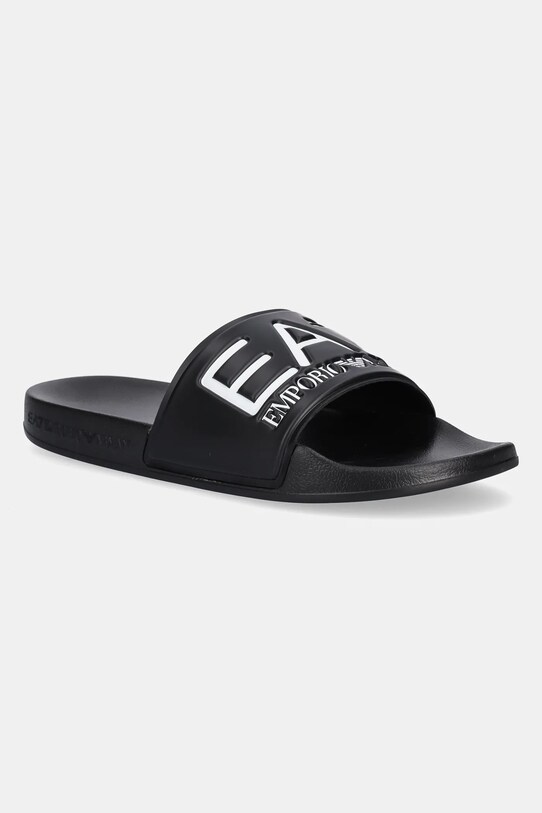 Шльопанці EA7 Emporio Armani віденський чорний AF15118.7X000108
