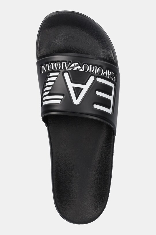 Шльопанці EA7 Emporio Armani чорний AF15118.7X000108