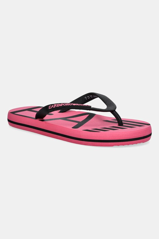 Šľapky EA7 Emporio Armani plochý ružová XK196.XCQ004