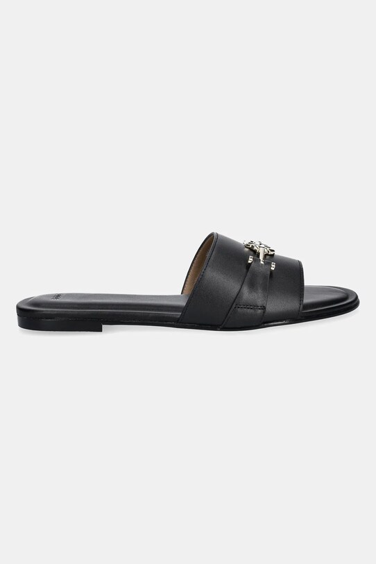 BOSS slapi de piele Emberlyn 50542219.001 negru SS25