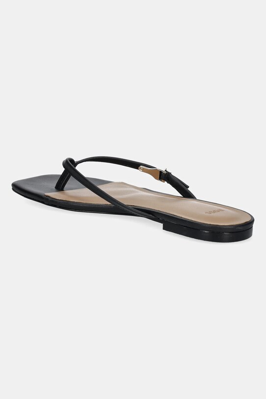 Încălțăminte BOSS papuci de piele Charlize 50542228.001 negru