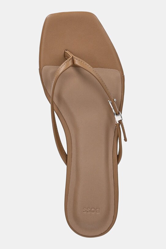 BOSS slapi de piele Charlize maro 50542228.260