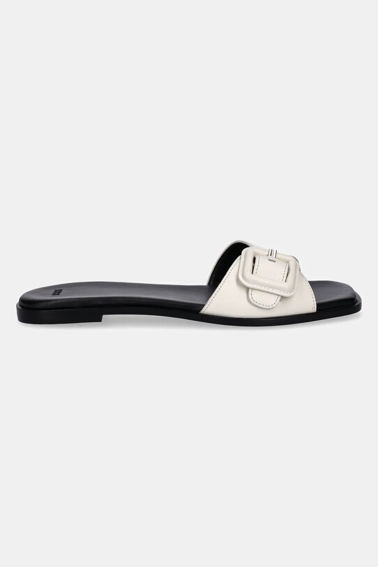 BOSS papuci de piele Charlize 50542200.118 bej SS25