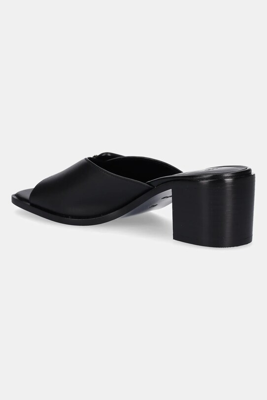 Încălțăminte BOSS papuci de piele Charlize 50542206.001 negru