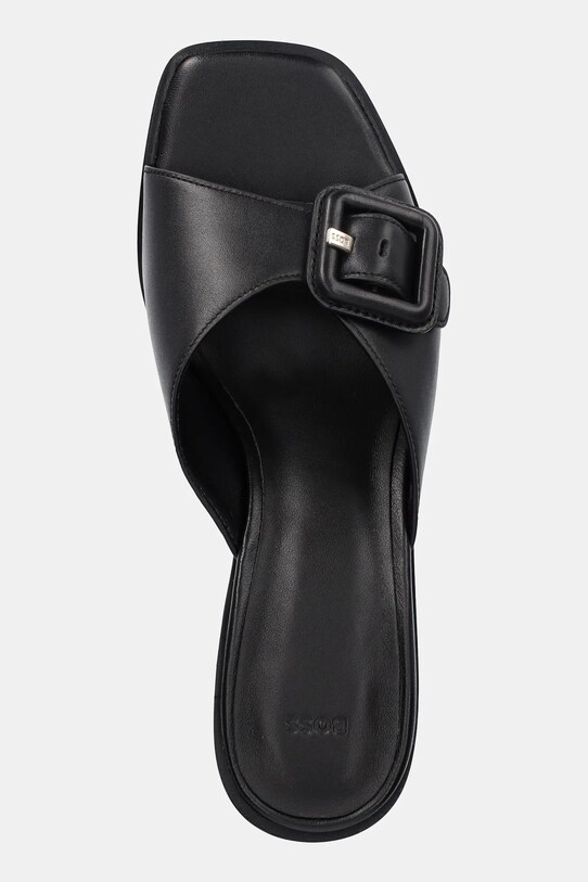 BOSS papuci de piele Charlize negru 50542206.001