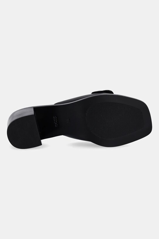 BOSS papuci de piele Charlize 50542206.001 negru