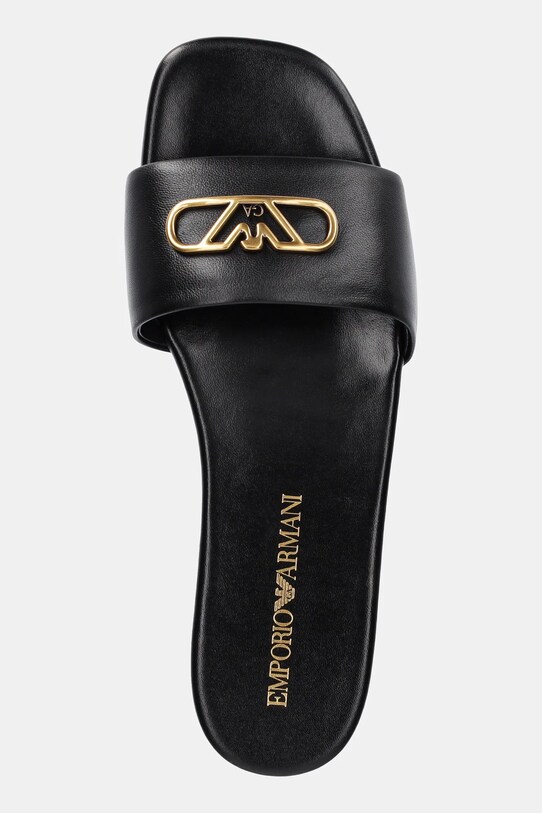 Emporio Armani slapi de piele negru X3P846.XF271.00002
