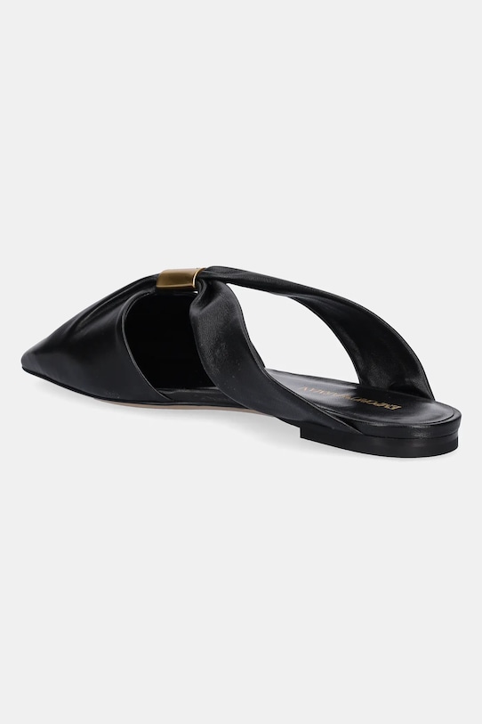 Încălțăminte Emporio Armani slapi de piele X3R036.XF271.00002 negru