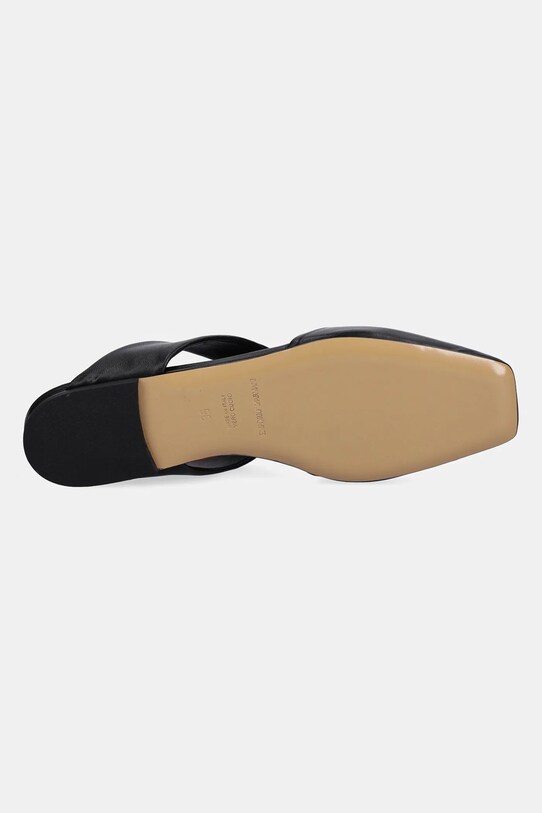 Emporio Armani slapi de piele X3R036.XF271.00002 negru