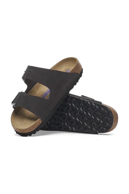 Birkenstock klapki nubukowe Arizona SFB 1019035