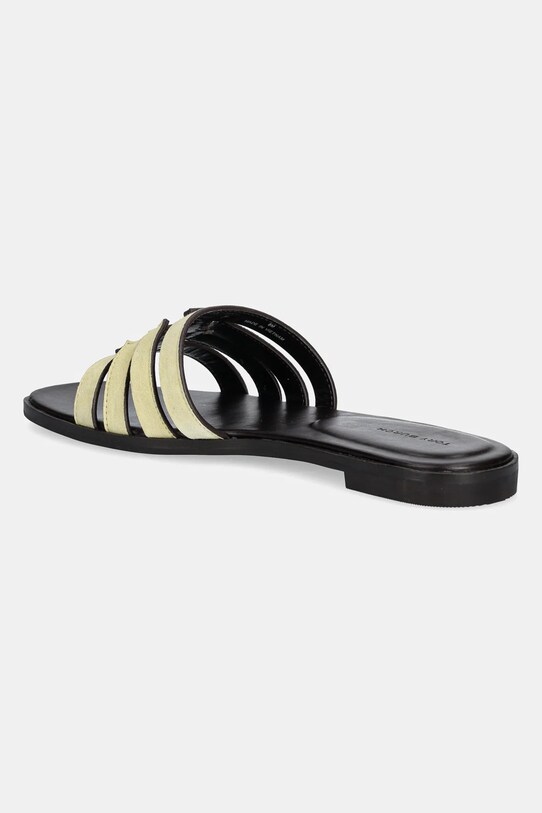 Încălțăminte Tory Burch papuci din piele Ines Cage 161863.700 galben