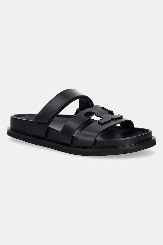 Tory Burch slapi de piele Ines Sport piele negru 161636.006