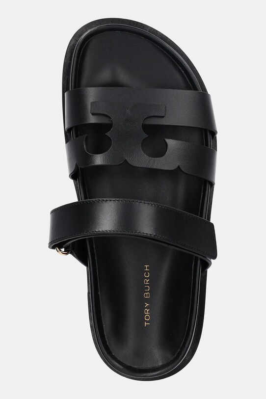 Tory Burch slapi de piele Ines Sport negru 161636.006
