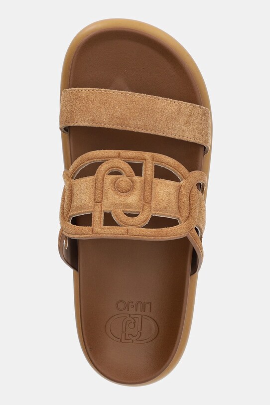 Semišové šľapky Liu Jo LOREN 06 hnedá SA5125PX002S1853