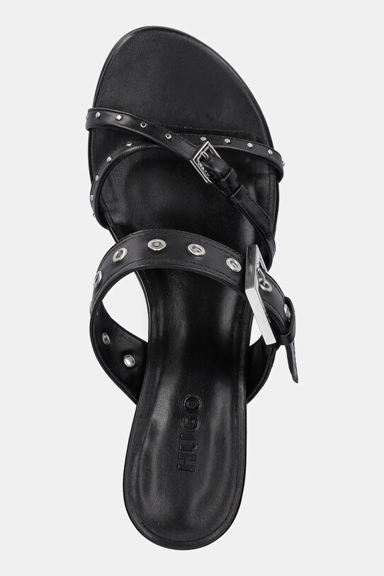 HUGO slapi de piele Katniss negru 50542113.001