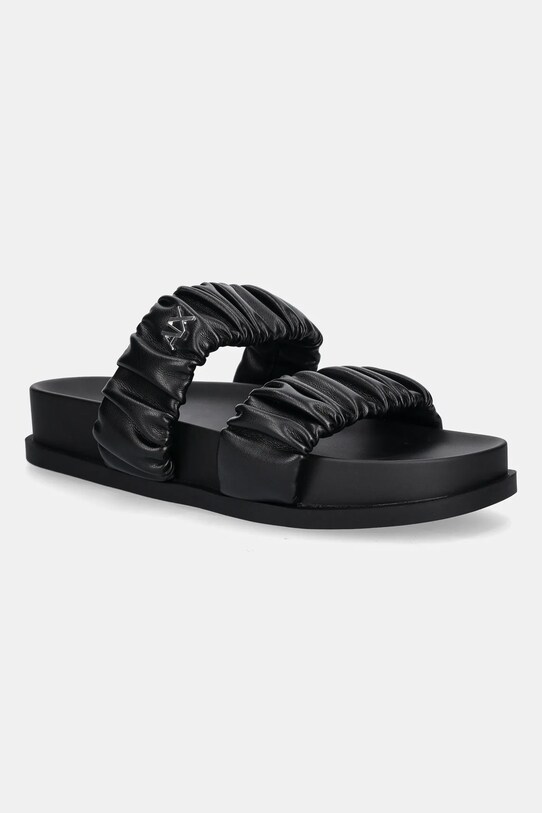 Armani Exchange papuci sintetic negru XDP062.XV926.00002