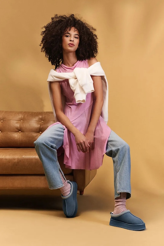 UGG papuci din piele întoarsă Tazz 1122553.DTB