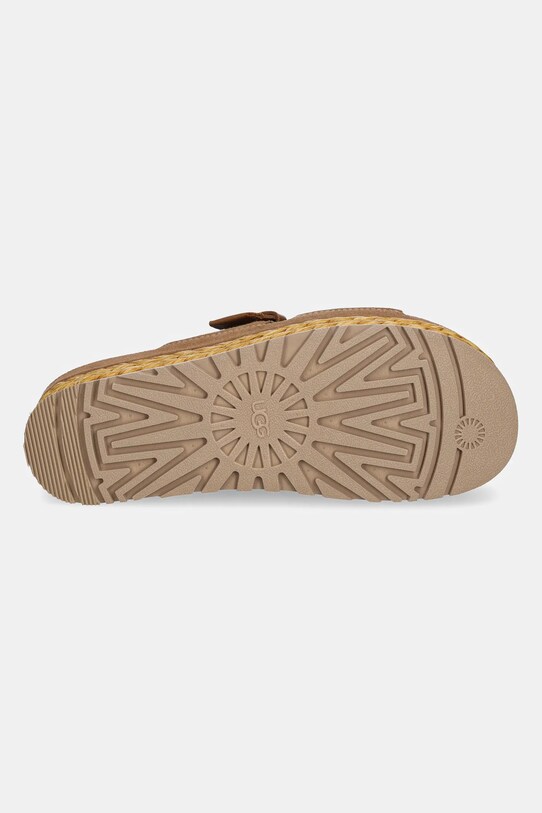 Δερμάτινες παντόφλες UGG Aubrey Slide 1167451.CHE καφέ