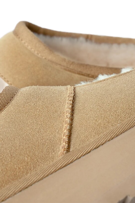 UGG kapcie zamszowe Bea Mary Jane 1167612.MDSD beżowy