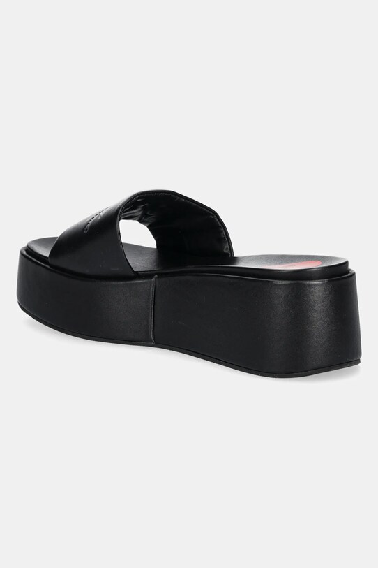 Boty Kožené pantofle Love Moschino JA28177I0MIA0000 černá