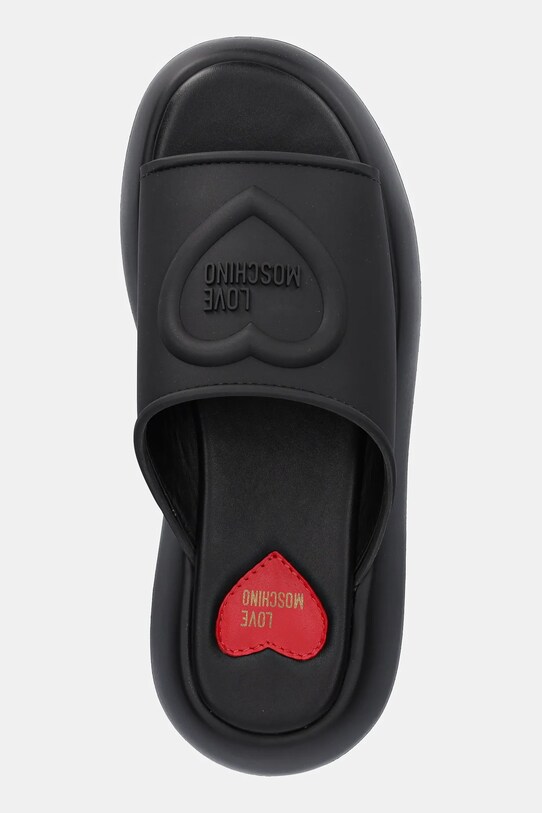 Παντόφλες Love Moschino μαύρο JA28207I0MI40000