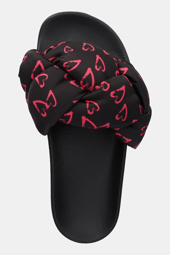 Love Moschino klapki czarny JA28312G0MIW100C