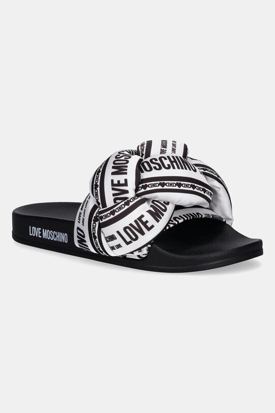 Love Moschino papuci sintetic negru JA28312G0MIW310A