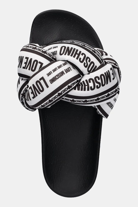 Love Moschino klapki czarny JA28312G0MIW310A