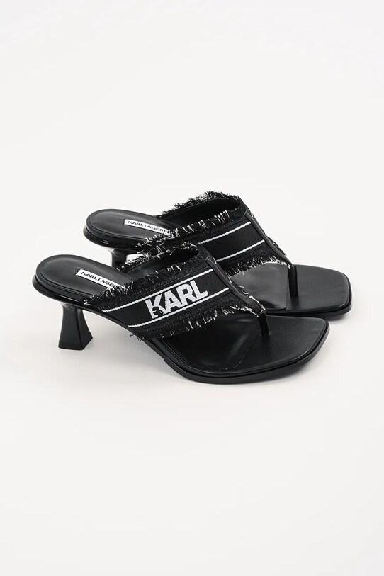 Karl Lagerfeld papuci PANACHE II KL30104.D00 negru SS25