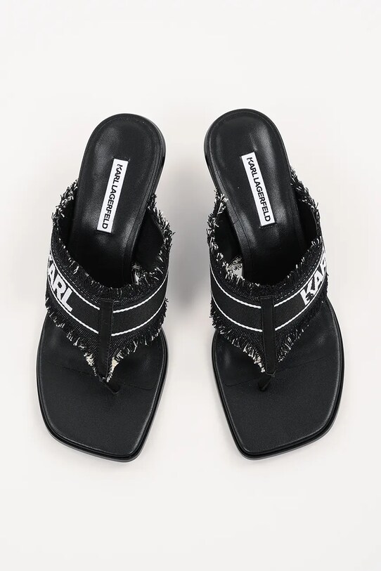 Karl Lagerfeld papuci PANACHE II negru KL30104.D00