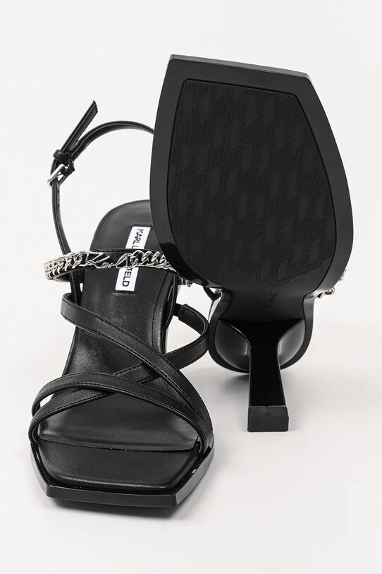 Кожаные сандалии Karl Lagerfeld KARMEL KL33625.000 чёрный
