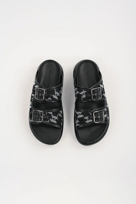 Karl Lagerfeld klapki KAPRI SLIDE czarny KL62505A.M0S