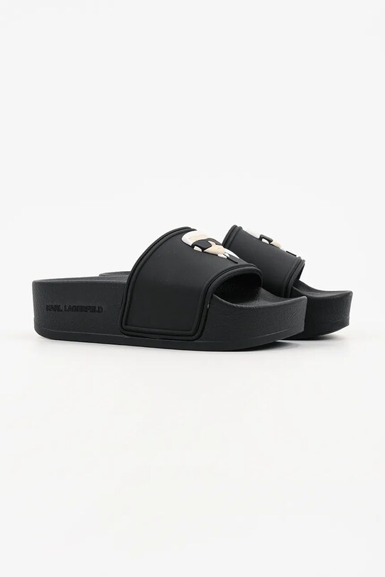 Karl Lagerfeld klapki KONDO MAXI KL80805A.V00 czarny SS25