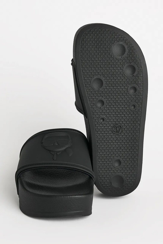 Šľapky Karl Lagerfeld KONDO MAXI KL80819M.V00 čierna