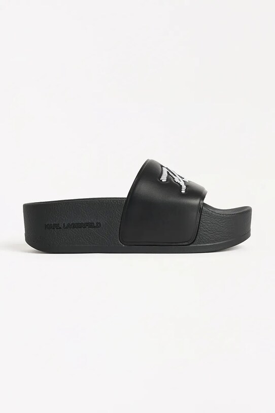 Karl Lagerfeld papuci KONDO MAXI sintetic negru KL80872.V00
