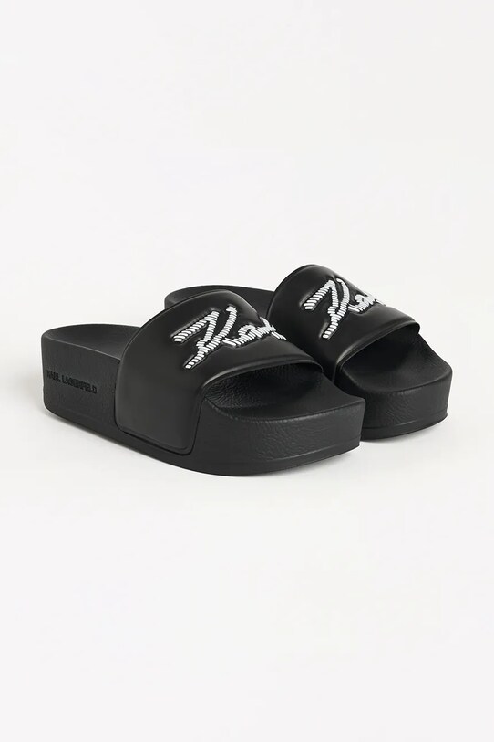 Karl Lagerfeld papuci KONDO MAXI KL80872.V00 negru SS25
