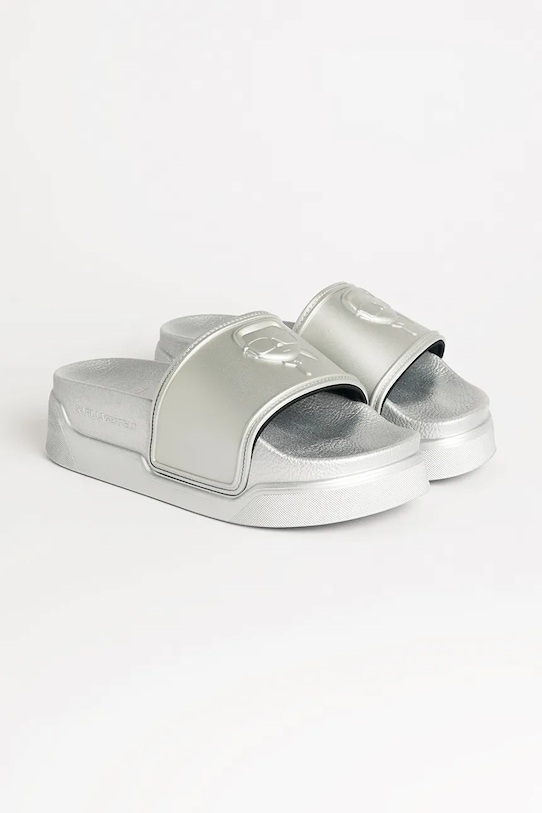 Karl Lagerfeld klapki KONDOMINIUM KL88819.VSL srebrny SS25