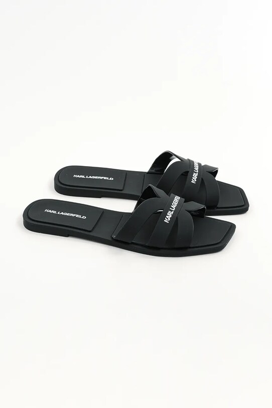 Karl Lagerfeld papuci JELLY IV KL80025.V00 negru SS25
