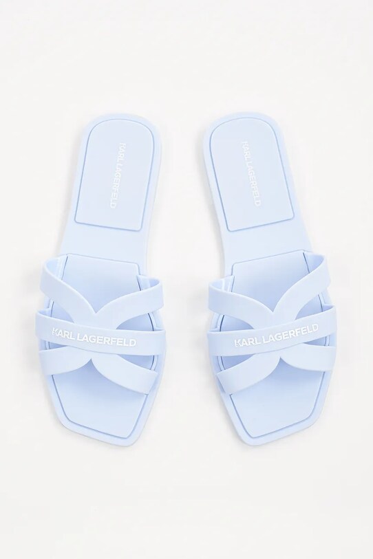 Karl Lagerfeld papuci JELLY IV albastru KL80025.VLB
