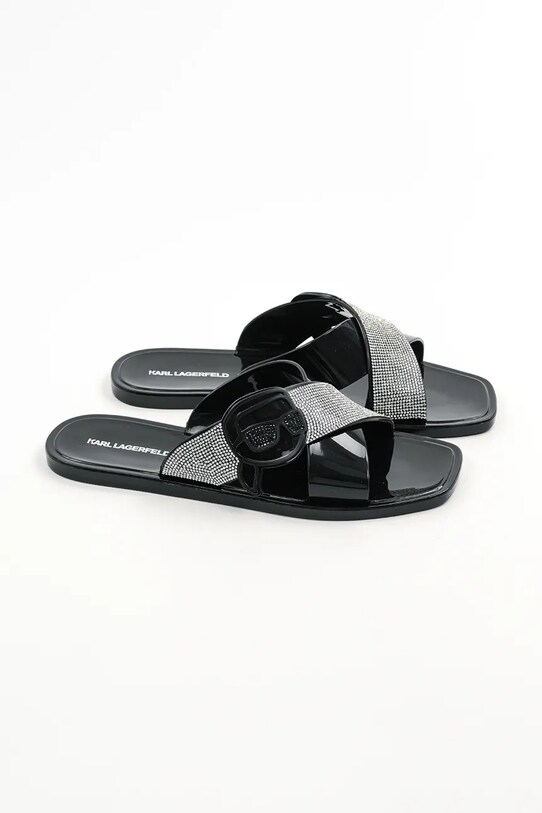 Karl Lagerfeld klapki JELLY III KL80004S.V0S czarny SS25