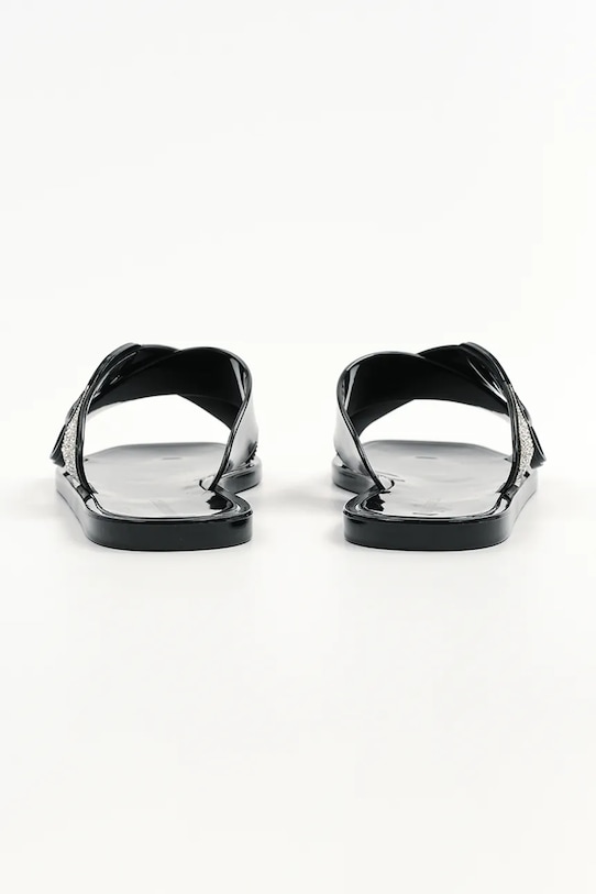 Scarpe Karl Lagerfeld ciabatte slide JELLY III KL80004S.V0S nero