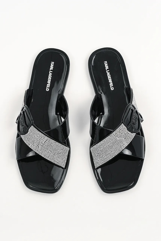 Karl Lagerfeld ciabatte slide JELLY III nero KL80004S.V0S
