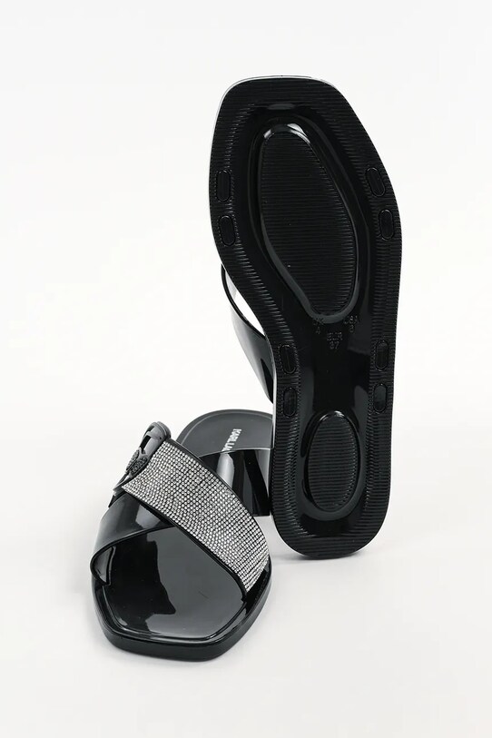 Karl Lagerfeld klapki JELLY III KL80004S.V0S czarny