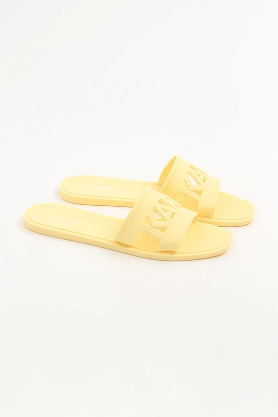 Šľapky Karl Lagerfeld JELLY KL80005T.VEE žltá SS25