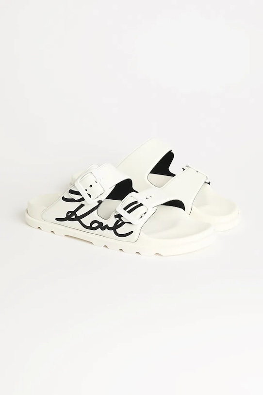 Karl Lagerfeld papucs KONDO TRED KL80972.FT1 fehér SS25