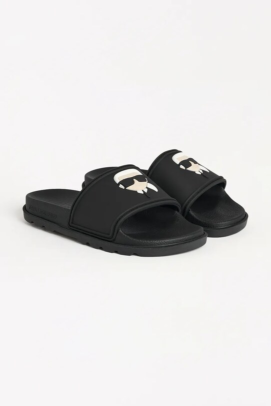 Karl Lagerfeld klapki KONDO TRED KL80970N.F00 czarny SS25