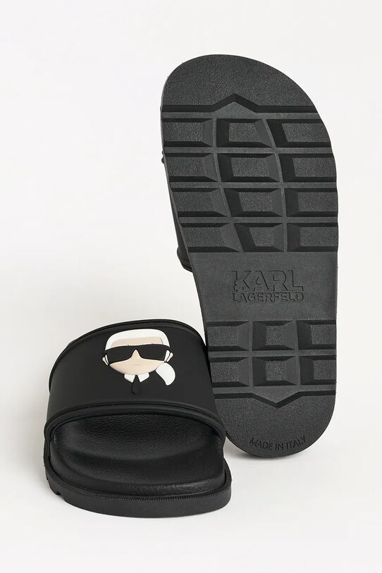 Karl Lagerfeld klapki KONDO TRED KL80970N.F00 czarny