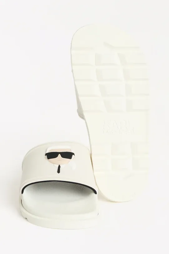 Παντόφλες Karl Lagerfeld KONDO TRED KL80970N.FT1 λευκό