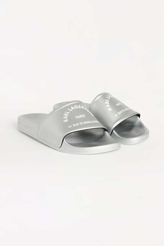 Karl Lagerfeld klapki KONDO 2.0 KL80908A.VSL srebrny SS25