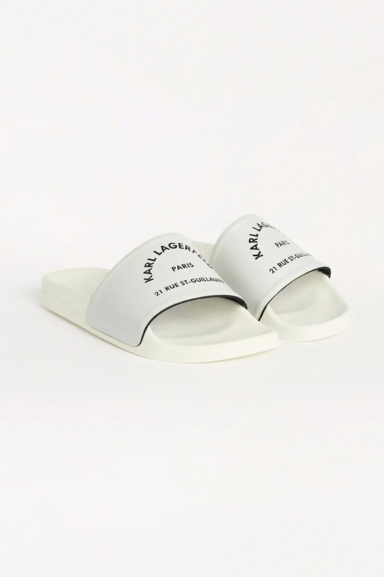 Karl Lagerfeld ciabatte slide KONDO 2.0 KL80908A.VT1 bianco SS25